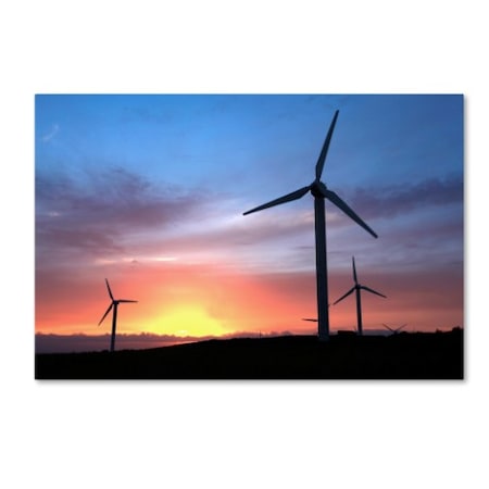 Robert Harding Picture Library 'Wind Turbines' Canvas Art,12x19